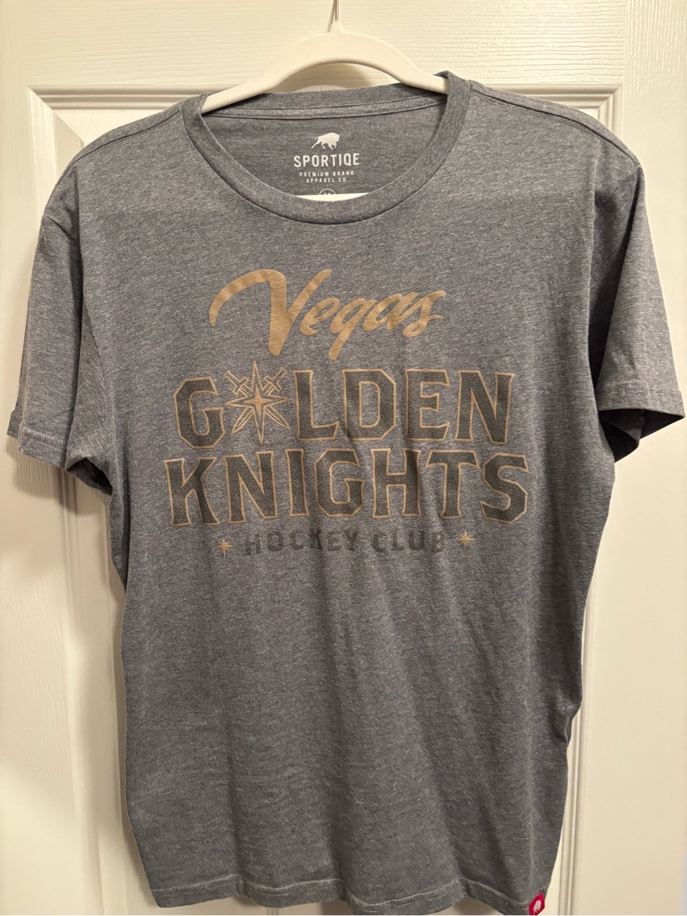 Vegas Golden Knights Gray Sportiqe Graphic Tee